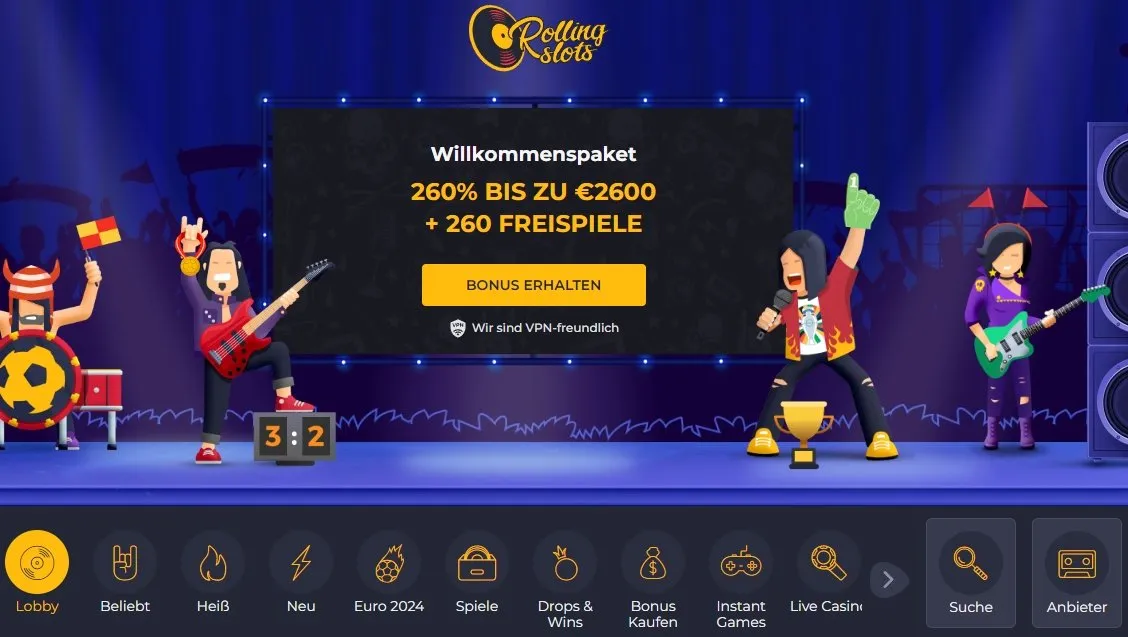 Rolling Slots Casino Rolling Slots Casino Startseite
