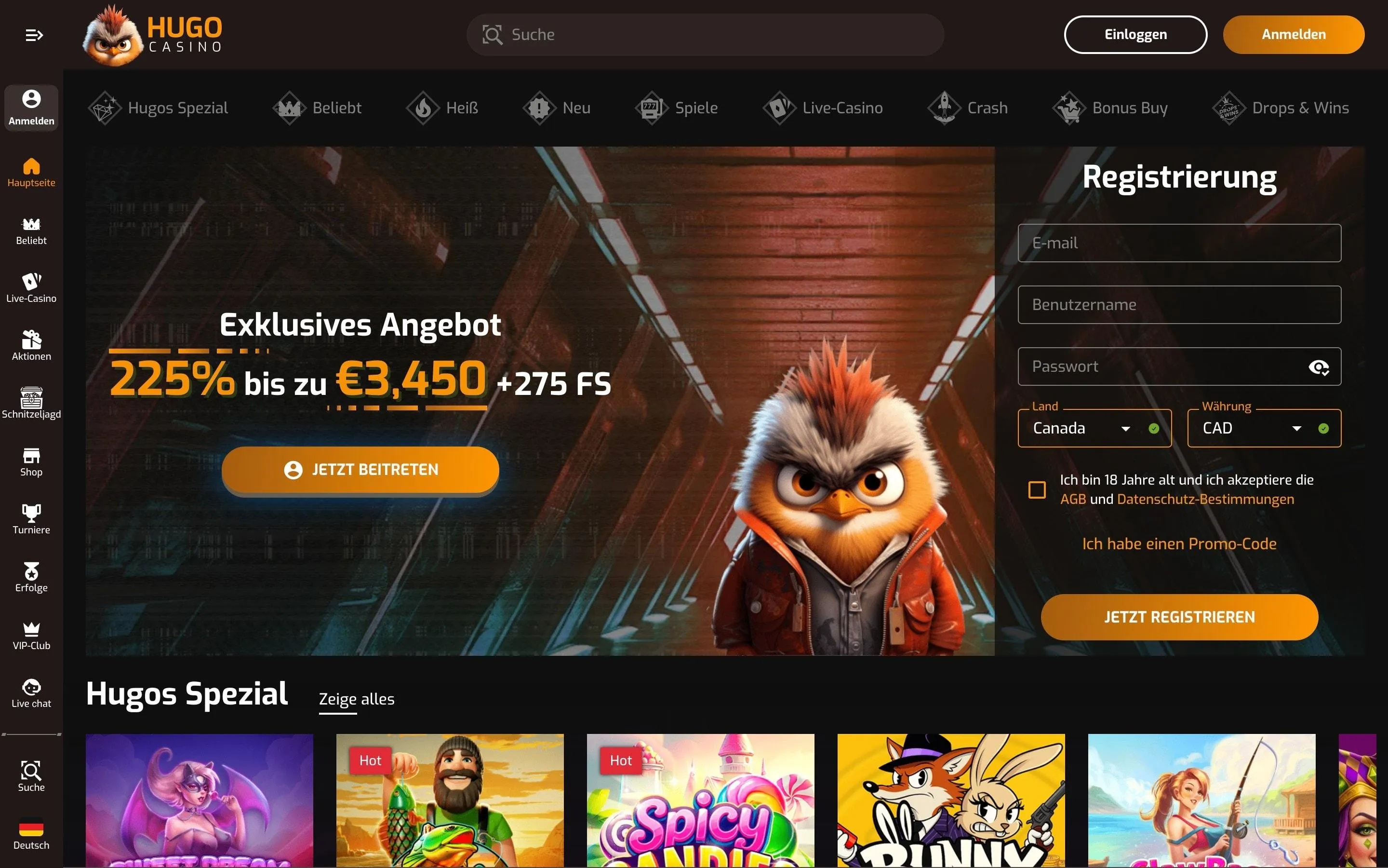 Hugo Casino Hugo Casino Startseite